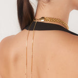 Raine Necklace - Cranberry