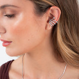 Saphira Ear Cuff - Silver