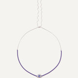 Emma Necklace - Silver Ultra Violet