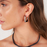 Ivy Earrings - Gunmetal