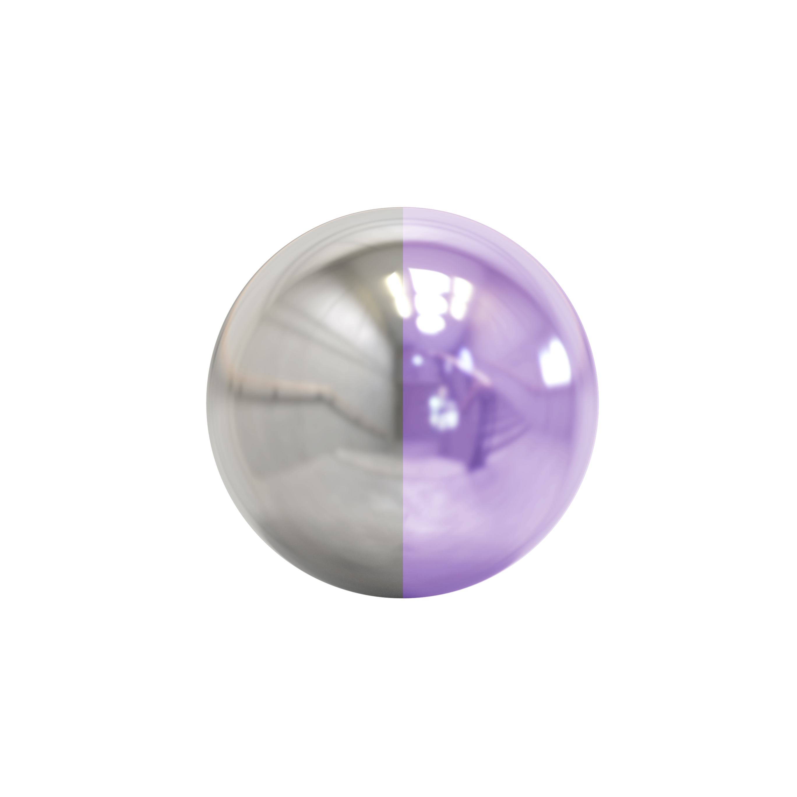 Halle Necklace - Silver - Lilac