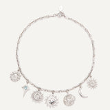 Solar Necklace - Silver