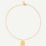 Tarot Necklace - Gold Moon