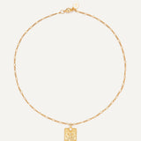 Tarot Necklace - Gold Lovers