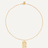 Tarot Necklace - Gold Strength