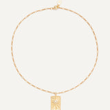 Tarot Necklace - Gold Sun