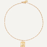 Tarot Necklace - Gold Temperance
