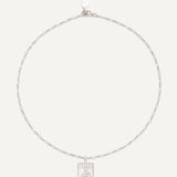 Tarot Necklace - Silver Temperance