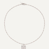 Tarot Necklace - Silver World