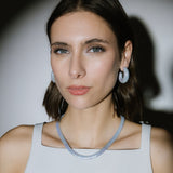 River Necklace - Shimmer Cotton