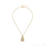 Teddy Necklace - White