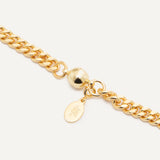 Anna Necklace - Gold - Red