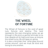 Tarot Necklace - Silver Wheel