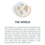 Tarot Necklace - Gold World