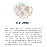Tarot Necklace - Silver World