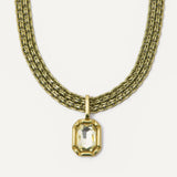 Raine Necklace - Olive
