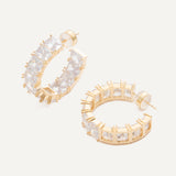 Chicago Earrings - Gold