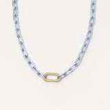 Paris Necklace - Gold - Ice Blue