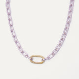 Paris Necklace - Gold - Lavender Mist