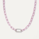 Paris Necklace - Silver - Rose Water