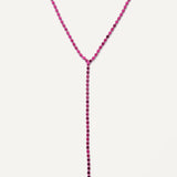 Billie Necklace - Cranberry