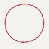 Calla Necklace - Cranberry