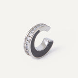 Mina Ear Cuff - Silver - Espresso