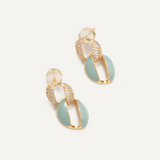 Hazel Earrings - Gold Fog