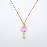 Secret Diary Necklace - Pink