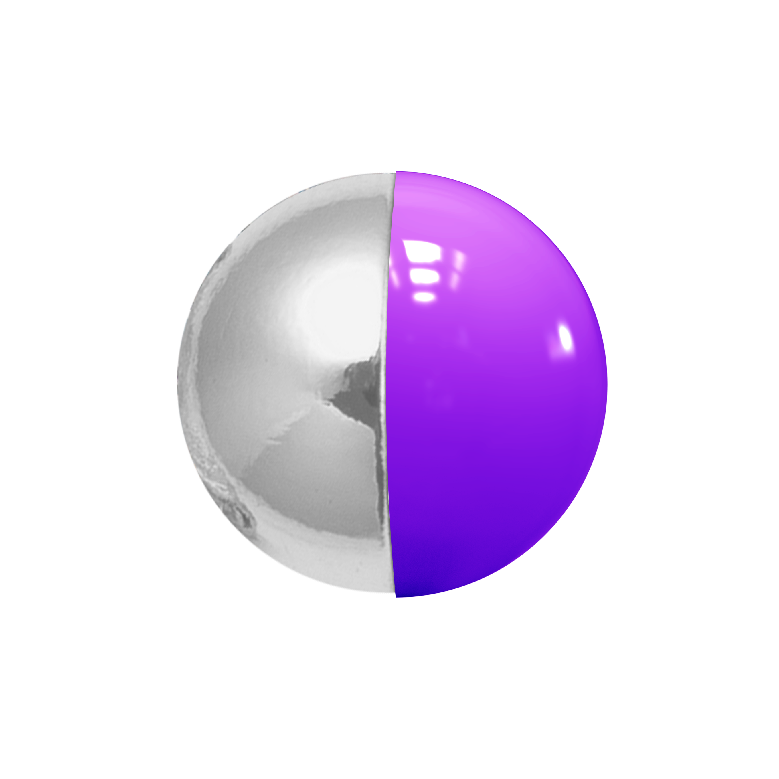 Emma Necklace - Silver Ultra Violet