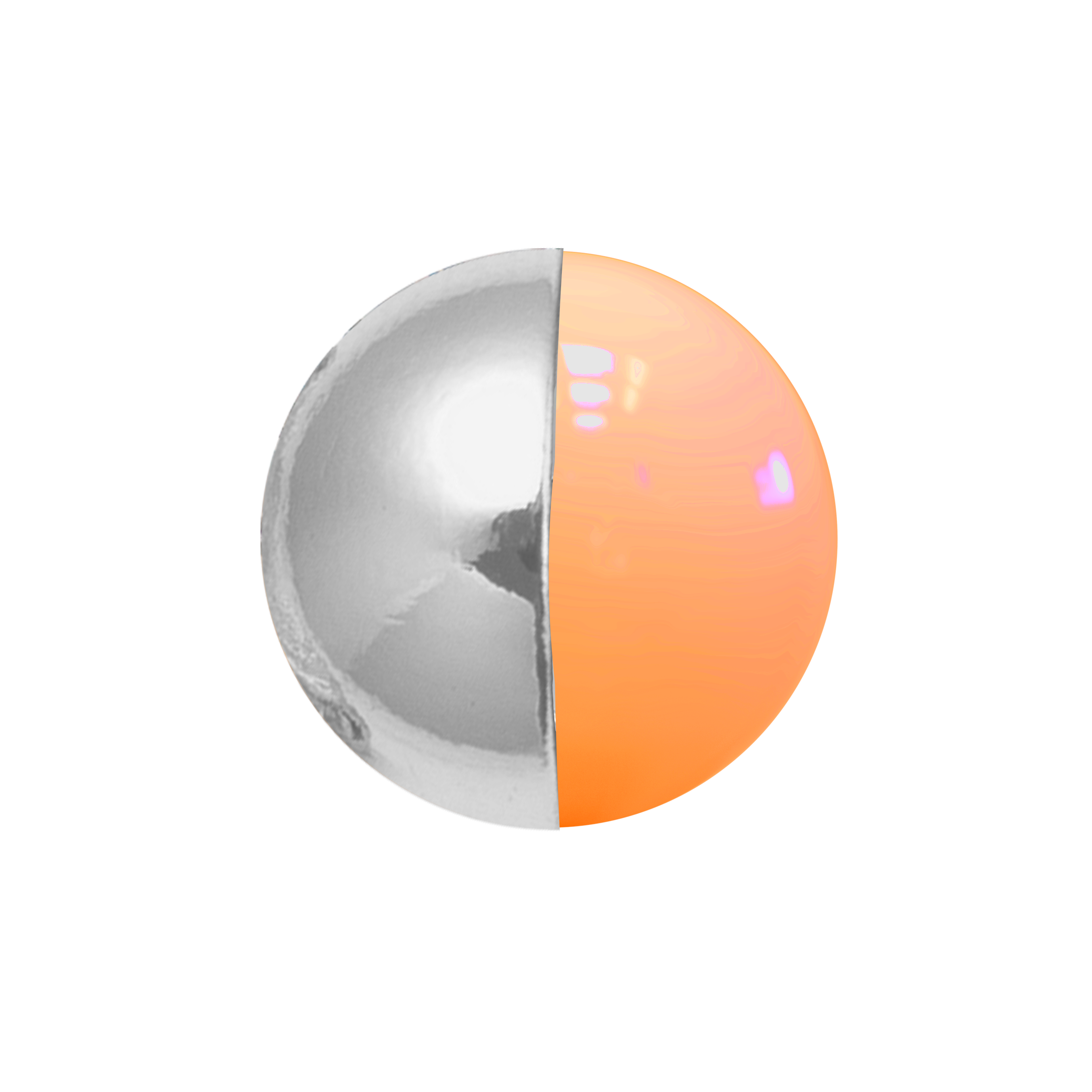 Emma Necklace - Silver Mango Cream