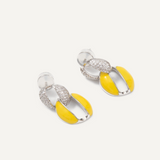 Hazel Earrings - Silver Daisy