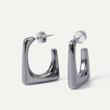 Ivy Earrings - Gunmetal