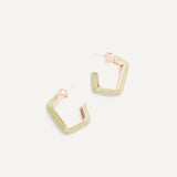 Summer Earrings - Gold Pistachio