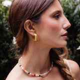 Summer Earrings - Gold Vanilla