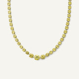 Blue Necklace - Olive