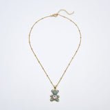 Teddy Necklace - Blue