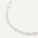 Gemma Anklet - Pearl White