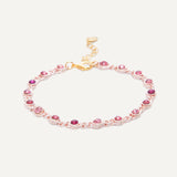 Gemma Anklet - Rosé